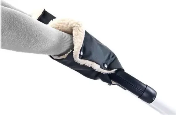 Sensillo Rukavice na kočík čierne / Rukavice na kočík / 2 ks / 45×21 cm (SILLO-8507)