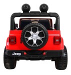 Mamido Elektrické autíčko Jeep Wrangler Rubicon 4x4 červené