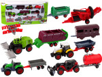 Mamido Set poľnohospodárskych vozidiel traktor 12 kusov kov