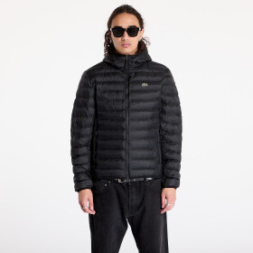 Bunda LACOSTE Water-Repellent Quilted Puffed Jacket Black XL