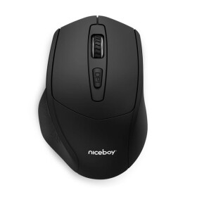 Niceboy M10 čierna / bezdrôtová optická myš / 1600DPI / USB / 2.4GHz (8594182425208)