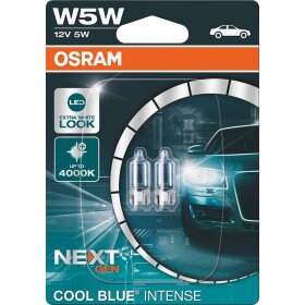 Osram Cool Blue Intense 2825HCBI-02B W5W W2,1x9,5d 12V 5W