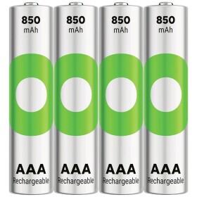 GP Batteries ReCyko mikrotužkový akumulátor typu AAA Ni-MH 850 mAh 1.2 V 4 ks; GPRCK85AAA099C4