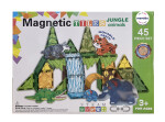 Mamido Mamido Magnetická stavebnica džungle zvieratká 45 dielikov MT1442