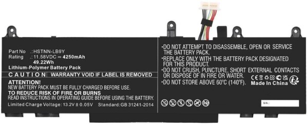 Stabilus Battery 11.58V 4250mAh