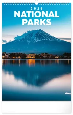 NOTIQUE Nástenný kalendár Národné parky sveta 2026, 33 x 46 cm (PGN-35507-L)
