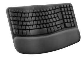 Logitech Wave Keys grafitová CH / Bezdrôtová klávesnica / ergonomická / 2.4 GHz / Bluetooth (920-012289)
