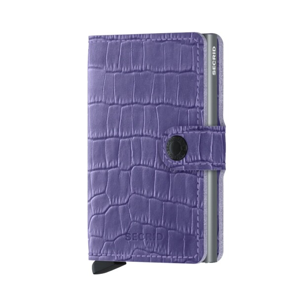 Kožená mini peňaženka Secrid Miniwallet Cleo Lavender