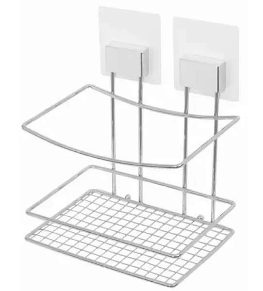 Compactor Bestlock Magic bez vŕtania (RAN6857) chróm / Samolepiace košík do kúpeľne (RAN6857)