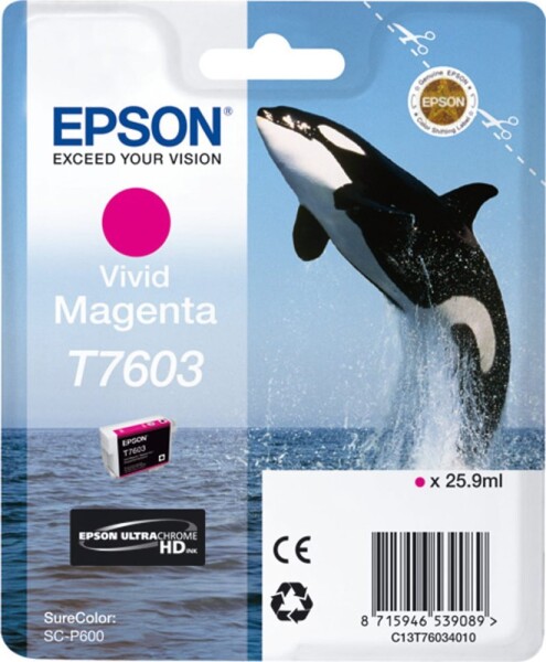 Epson Epson ink cartridge vivid magenta T 7603 N