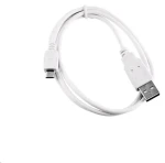 C-tech USB Micro kábel 2 m biela / USB 2.0 A (M) - Micro B (M) (CB-USB2M-20W)