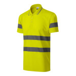 Pánske polo tričko Rimeck HV Runway MLI-2V997 fluorescenčná žltá