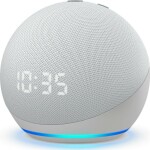 Amazon Echo Dot 4 z zegarem Glacier White (B07XJ8C8F7)