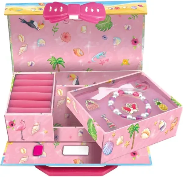 ALLTOYS Kufríková šperkovnica Plameniak