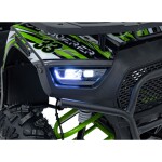 Mamido Detská benzínová štvorkolka RamiGO DISCOVERER 125CC čierno-zelená