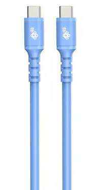 TB Touch USB-C kábel modrý 1m / Nabíjací a dátový kábel / USB-C - USB-C / 60 W / 480 Mb/s / silikónový (AKTBXKUCC2SI10N)