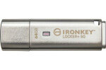 Kingston IronKey Locker+ 50 64GB strieborná / Flash Disk / USB 3.2 Gen 1 - (USB-A 3.0) (IKLP50/64GB)