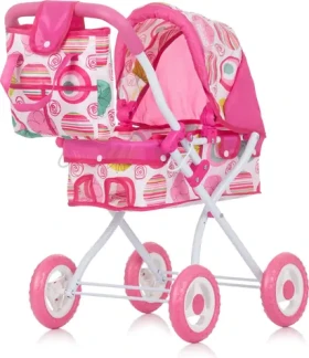 CHIPOLINO Hlboký kočík pre bábiky Emily Multicolor