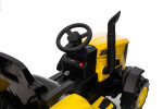 Mamido Mamido Detský elektrický traktor s vlečkou 12V 7Ah žltý