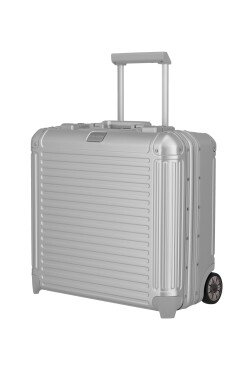 Hliníkový kufor Travelite Next Business wheeler Silver