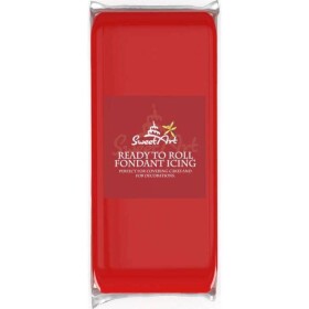 SweetArt potahovací a modelovací hmota vanilková Red (1 kg) - dortis - dortis
