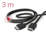 DisplayPort DP1.2 kábel čierna / Kábel / 4K UHD / M/M / 3 m (200697)