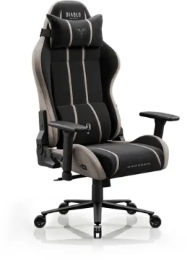 Diablo X-One 2.0 Normal čierno-béžová / Herná stolička / nastaviteľná / látková (2350)