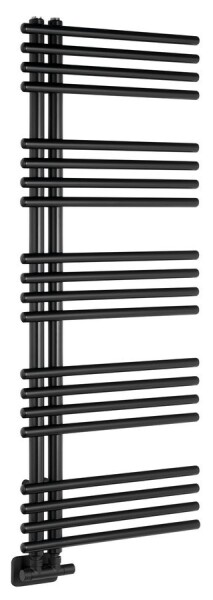 SAPHO - NYMPHA vykurovacie teleso 500x1250, čierná mat LLN125B