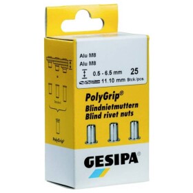 Gesipa 1464840 slepá nitovacie matice (Ø x d) 7 mm x 13.5 mm M5 ocel 50 ks; 1464840