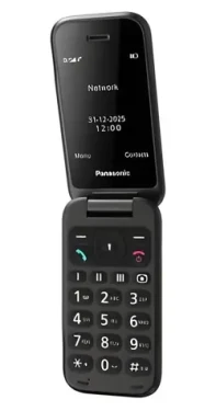 Panasonic KX-TF600EXB čierna / Tlačidlový mobilný telefón (KX-TF600EXB)