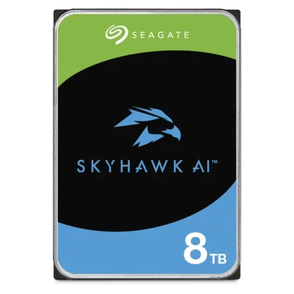Seagate Skyhawk AI 8TB / Interné / 3.5" / SATA III / 256 MB cache / 7200rpm (ST8000VE001)