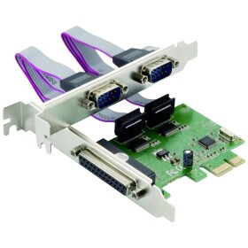Conceptronic SPC01G 1 + 2 porty sériová / paralelná zásuvná karta PCIe, Parallel (IEEE 1284), sériové (9-pólové) PCIe; SPC01G