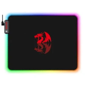 Redragon P026 RGB Pluto čierna / Podložka pod myš / RGB / 230 x 260 x 3 mm / dopredaj (P026)