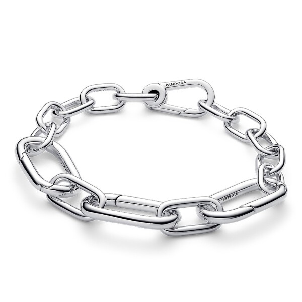 Pandora Výrazný článkový náramok zo striebra na prívesky Me 593854C00 17,5 cm