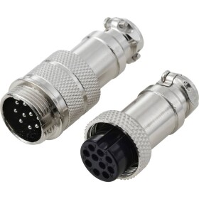 TRU COMPONENTS TC-13895628 guľatý konektor DIN, 1 sada; TC-13895628