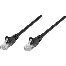 Intellinet 735476 RJ45 sieťové káble, prepojovacie káble CAT 6 S/FTP 3.00 m čierna pozlátené kontakty 1 ks; 735476