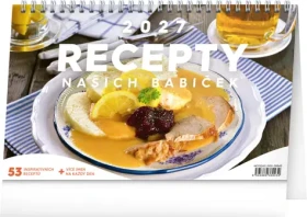 NOTIQUE Stolný kalendár Recepty našich babičiek 2027 / Stolný kalendár / 23.1 x 14.5 cm