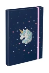 BAAGL Unicorn Gold / Dosky na školské zošity / A4 / 22x32x3, 5 cm