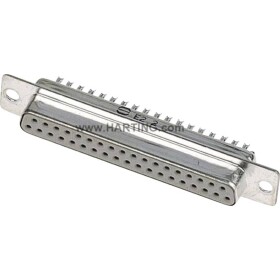 HARTING 09670504715 D-SUB zásuvková lišta 180 ° Pólov: 50 spájkovaný 1 ks; 09670504715