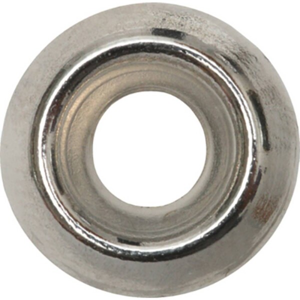 Doštičky s rozetou 4.8 mm 12.7 mosaz poniklované 100 ks SWG 455412525; 455412525