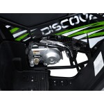 Mamido Detská benzínová štvorkolka RamiGO DISCOVERER 125CC čierno-zelená