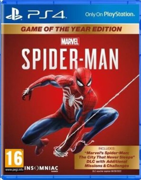 PS4 Marvel Spider-Man GOTY / Akčné / Angličtina / od 16 rokov / Hra pre Playstation 4 (PS719958208)