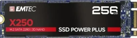 EMTEC Power Plus X250 256GB / M.2 / SATA III / 3D TLC / R: 520MBps / W: 500MBps / MTBF 2mh / 3y (ECSSD256GX250)