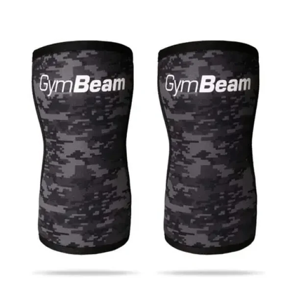 Neoprénová bandáž na koleno Conquer Camo - GymBeam (M, multicolor) (81442-2-M)