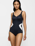 Dámske jednodielne plavky Summer Allure OP Black/White - Triumph 38C