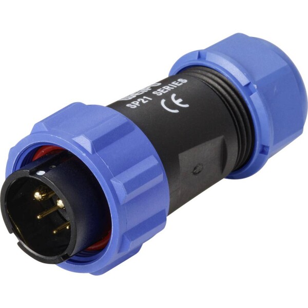 Weipu SP2110 / P 5B II guľatý faston, 1 ks; SP2110 / P 5B II