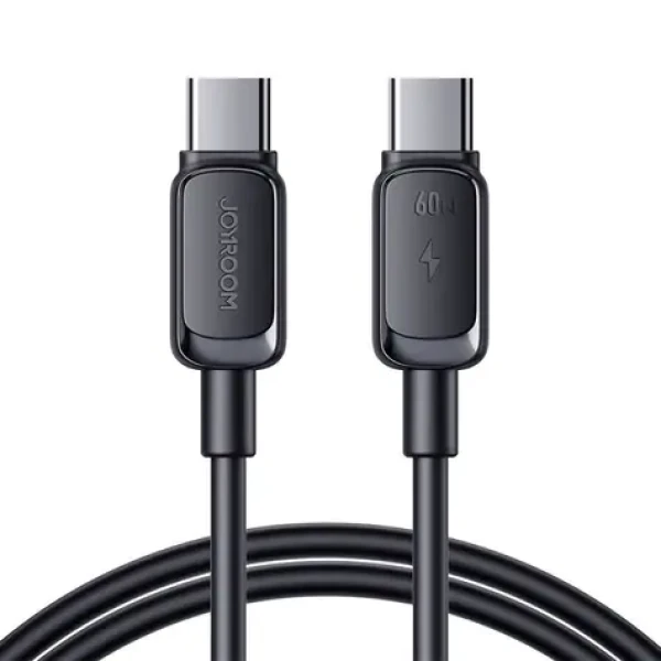 Joyroom Multi-Color Series A14 Nabíjací kábel USB-C(M) - USB-C(M) 60W 1.2m čierna (6956116702649)