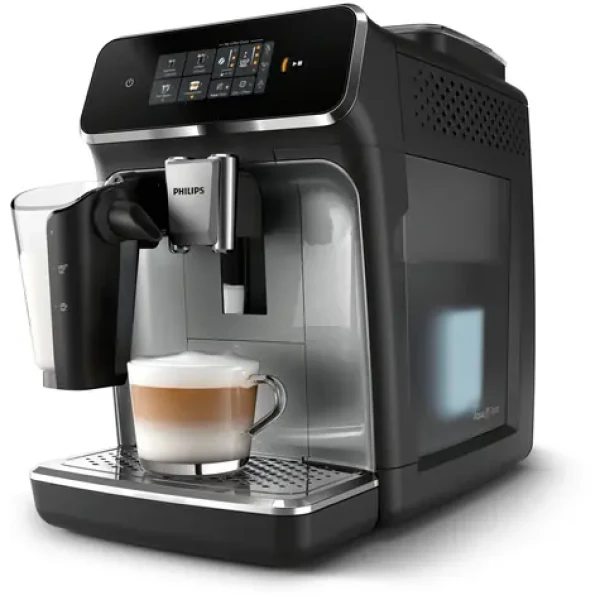 Philips 2300 series EP2339/40 LatteGo čierna/strieborná / Automatický kávovar / 1500 W / 15 bar (EP2339/40)