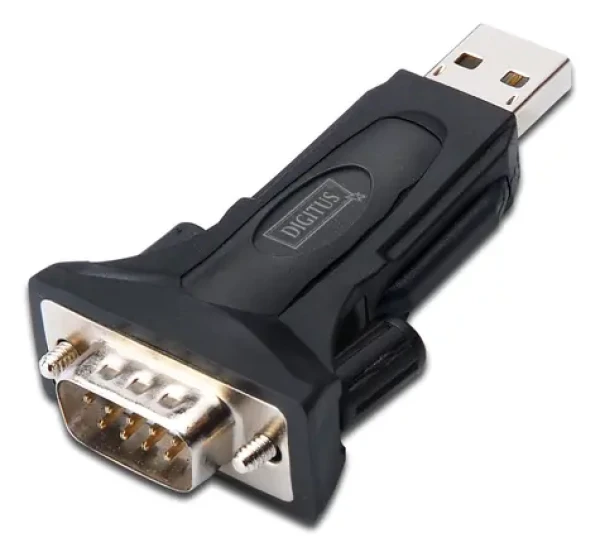 Digitus DA-70157 čierny / Adaptér USB - sériový Port / USB 2.0 / FTDI FT232RL / DSUB 9M (DA-70157)