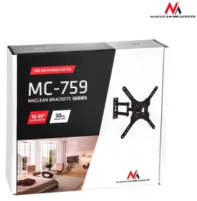 Maclean MC-759 / Nástenný držiak pre TV / 13-60" / VESA 75x75-400x400 / nosnosť 30 kg (MC-759)